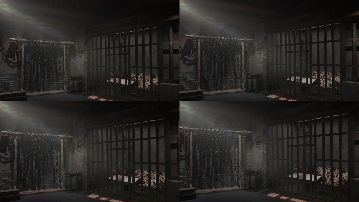 古代监狱牢房监牢舞台背景,中国元素舞台背景下载,高清1920X1080视频素材下载,凌点视频素材网,编号:327227