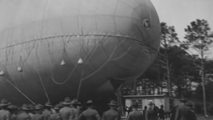 上世纪初热气球