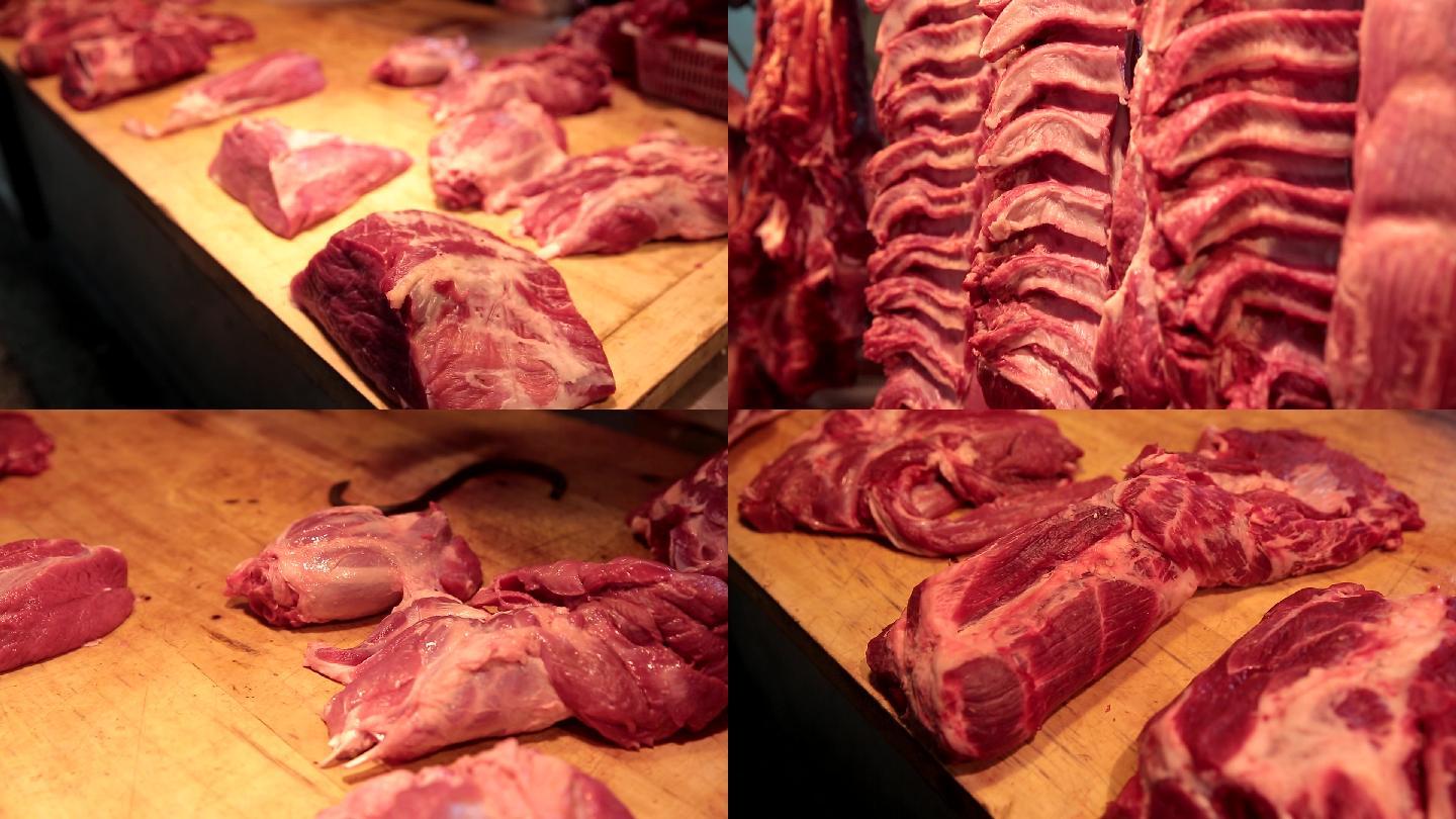 食品食材美食市场猪肉肉