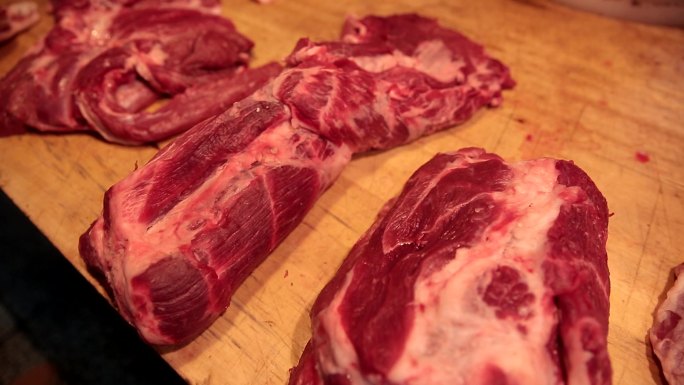 食品食材美食市场猪肉肉