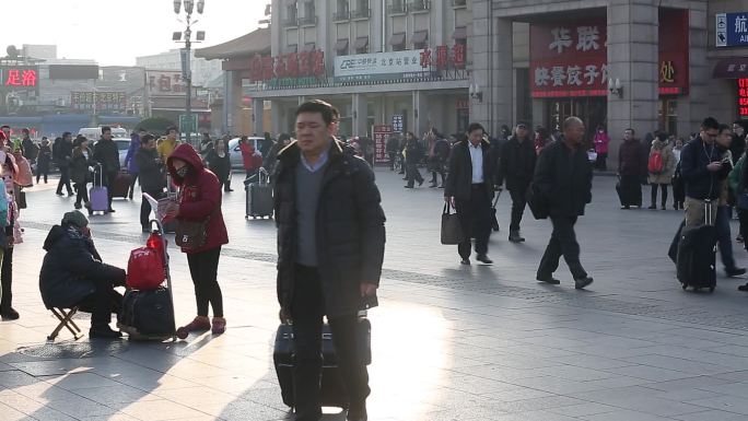 春运北京西站旅客