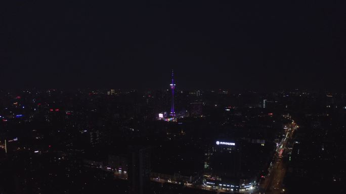 4K-log成都夜景航拍