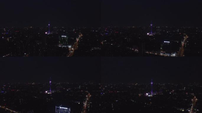 4K-log成都夜景航拍