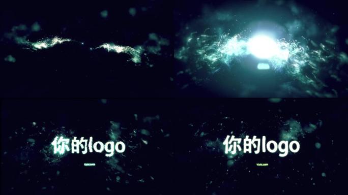 震撼粒子能量冲击LOGO标志片头