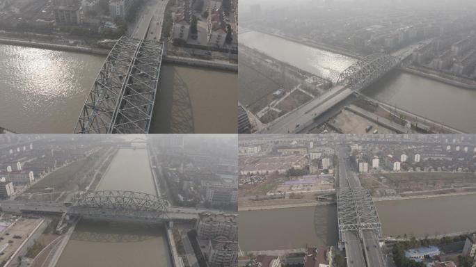 4K-log丹阳人民大桥航拍