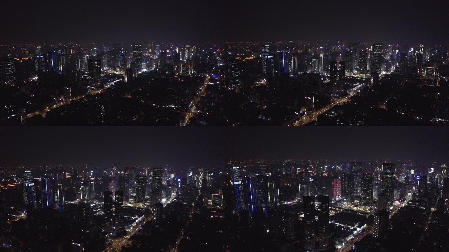 4K-log成都夜景航拍