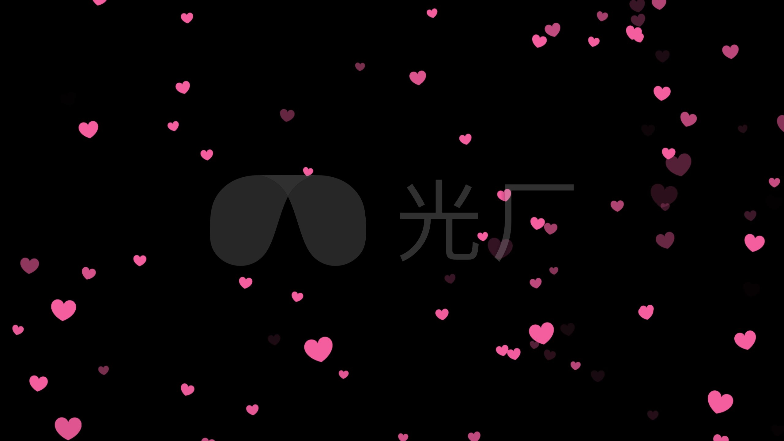 视频素材 影视包装 影视特效【带通道】粒子爱心爆炸 来自视频原始