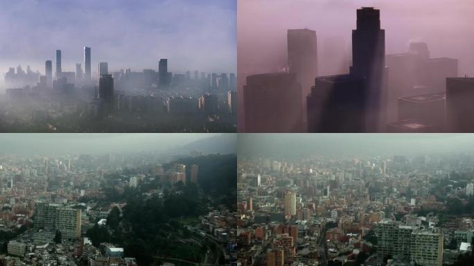 城市大气雾霾