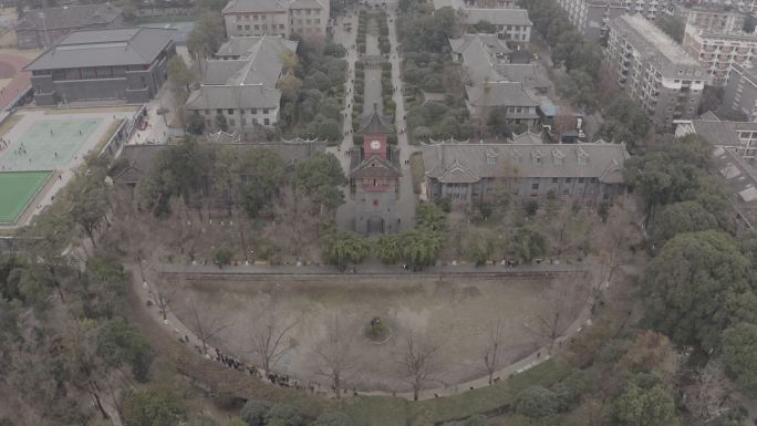 4K-log四川大学航拍