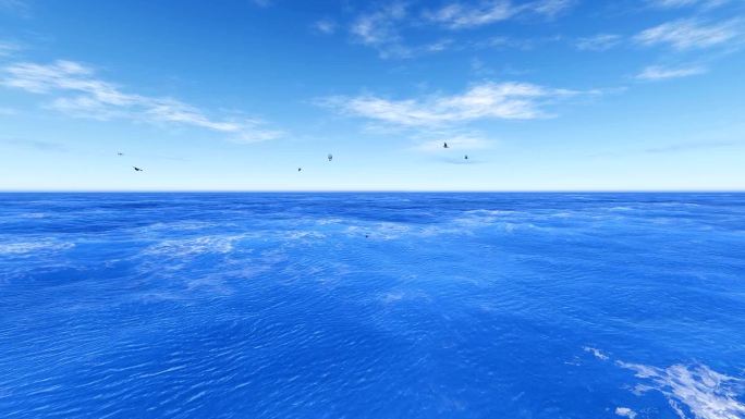 蔚蓝色大海瑜伽背景音乐海洋气息视频