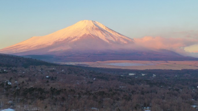 日本富士山山中湖高清原创
