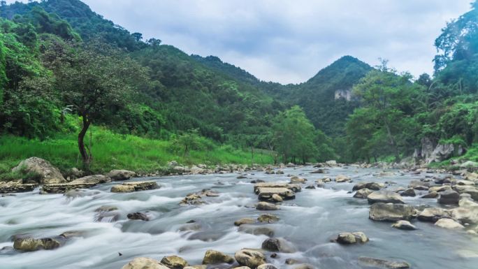 河水潺潺延时