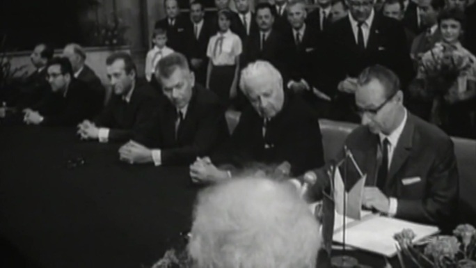 1968年勃列日涅夫出访捷克斯洛伐克