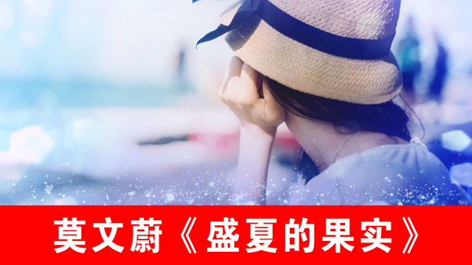 盛夏的果实-莫文蔚（声画同步）