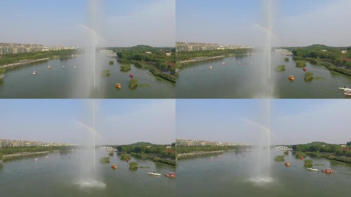 淄博桓台红莲湖航拍