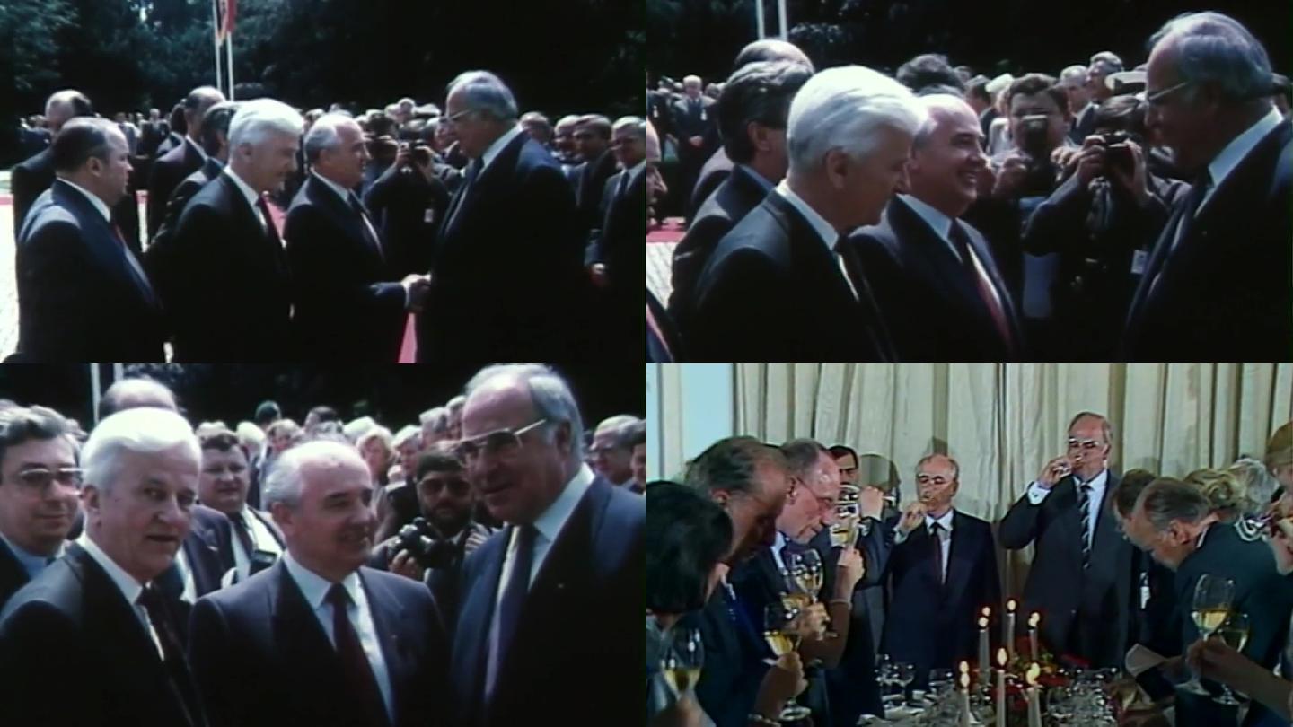 1989年戈尔巴乔夫出访西德