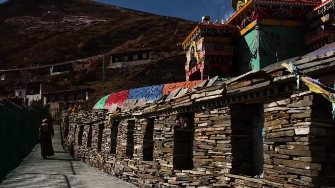 西藏坛城佛教圣地自然风光