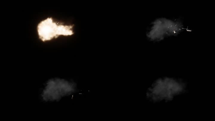 枪火特效素材透明素材爆破素材 19x1080 高清视频素材下载 编号 影视包装 Vj师网www Vjshi Com