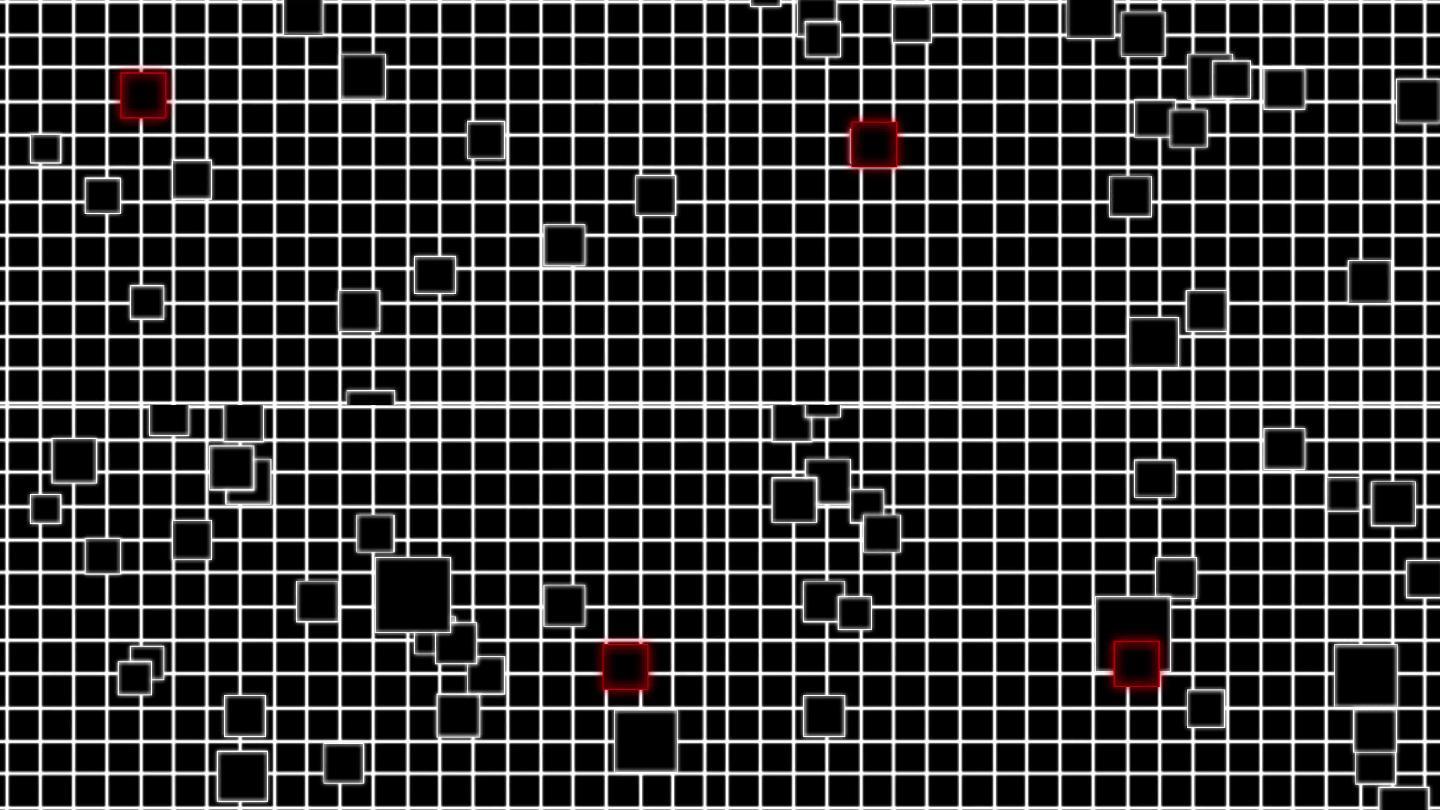 黑白网格方块移动舞台