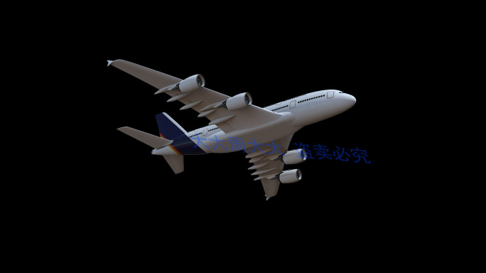 客机飞机飞行动画（03）