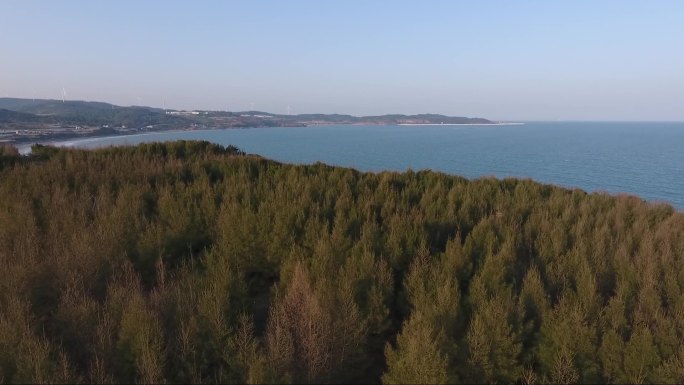 视频素材-镇海角海岛海滨航拍拍摄素材