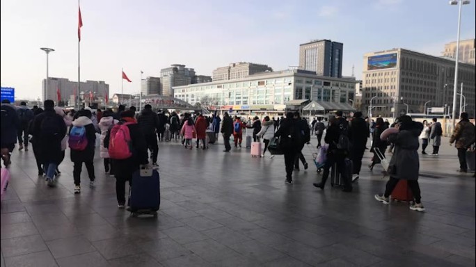 北京站出站口远景-2019年拍摄