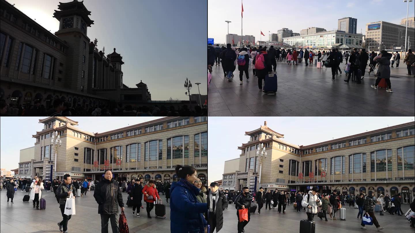 北京站出站口远景-2019年拍摄