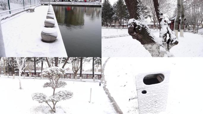 大理石栏杆宣传栏河边岸边宣传画板