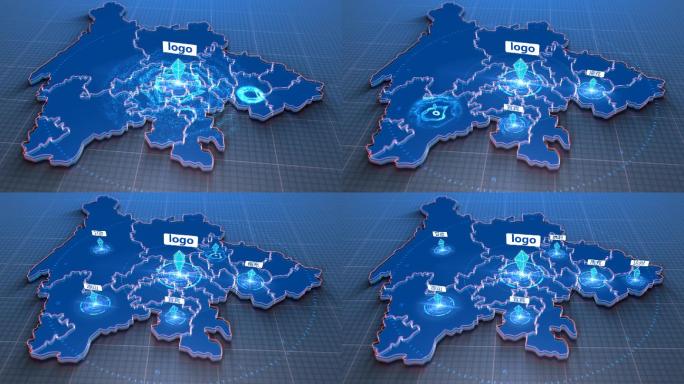 原创四川省地图