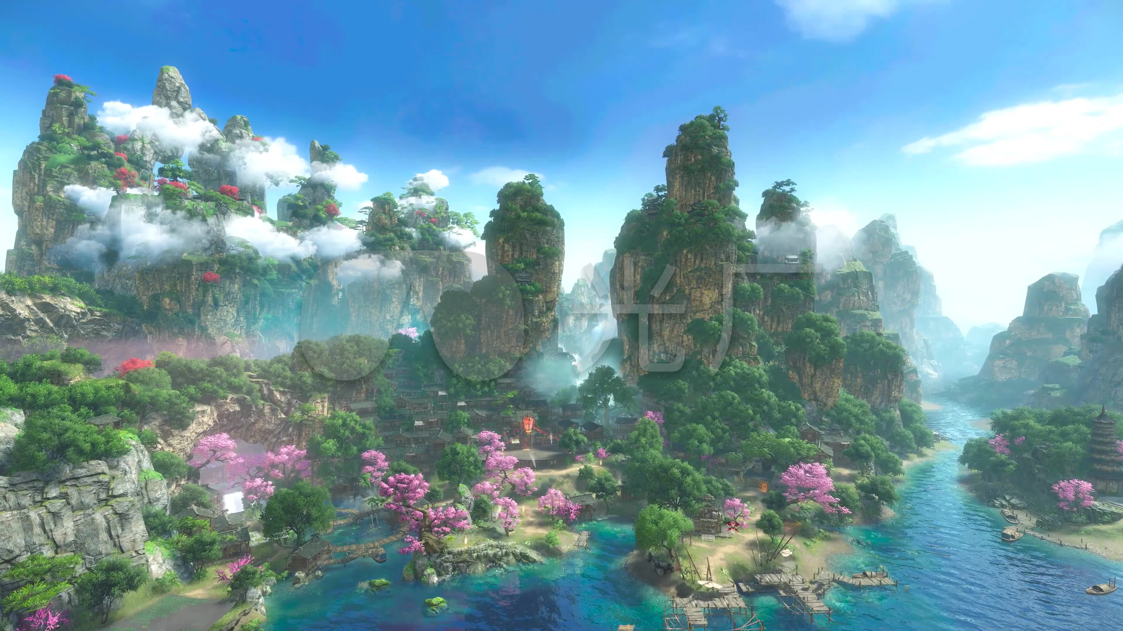 4k绝美中国风山水