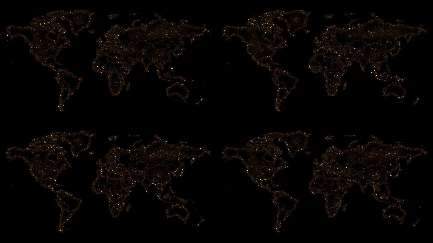 金色世界粒子地图【alpha-无缝循环】