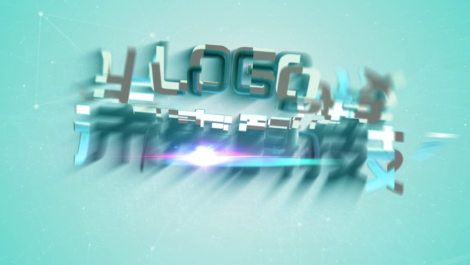 高科技标题企业LOGO标志片头AE模板