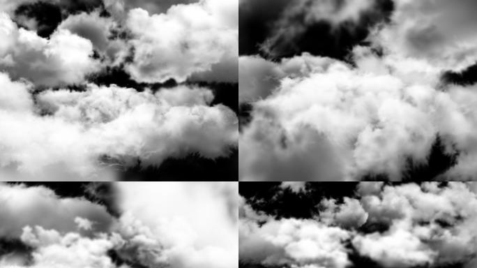 【4K原创】云层中穿梭素材