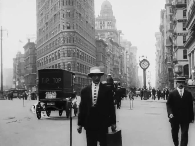 1911年美国城市街景