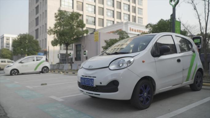 上海车流电动汽车镜头