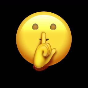 社交媒体常看到的表情包之嘘安静视频素材