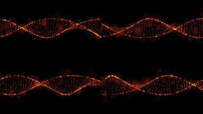 医学DNA基因链-粒子1