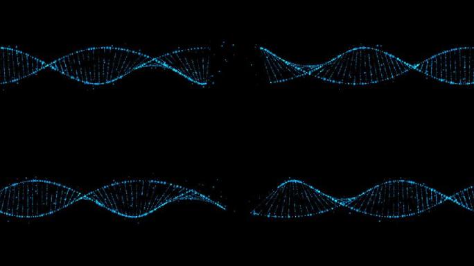 DNA基因链-粒子
