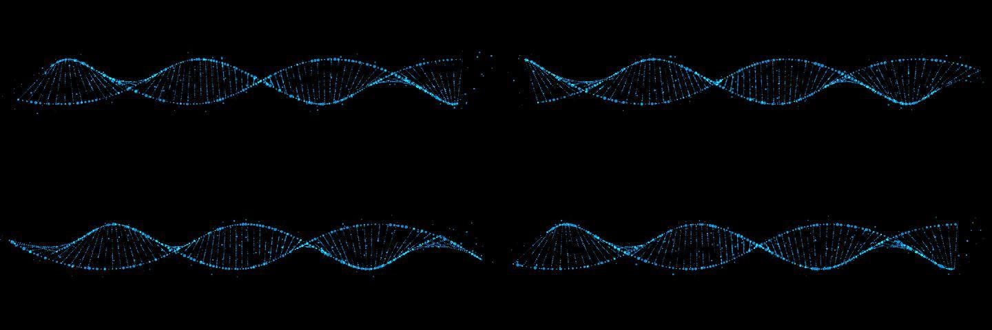 DNA基因链-粒子
