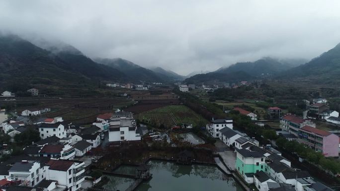 浙江绍兴诸暨航拍