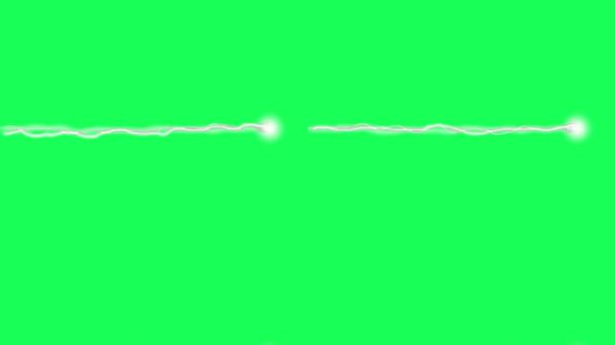 幻影粒子新白娘子传奇闪电法术粒子绿屏抠像
