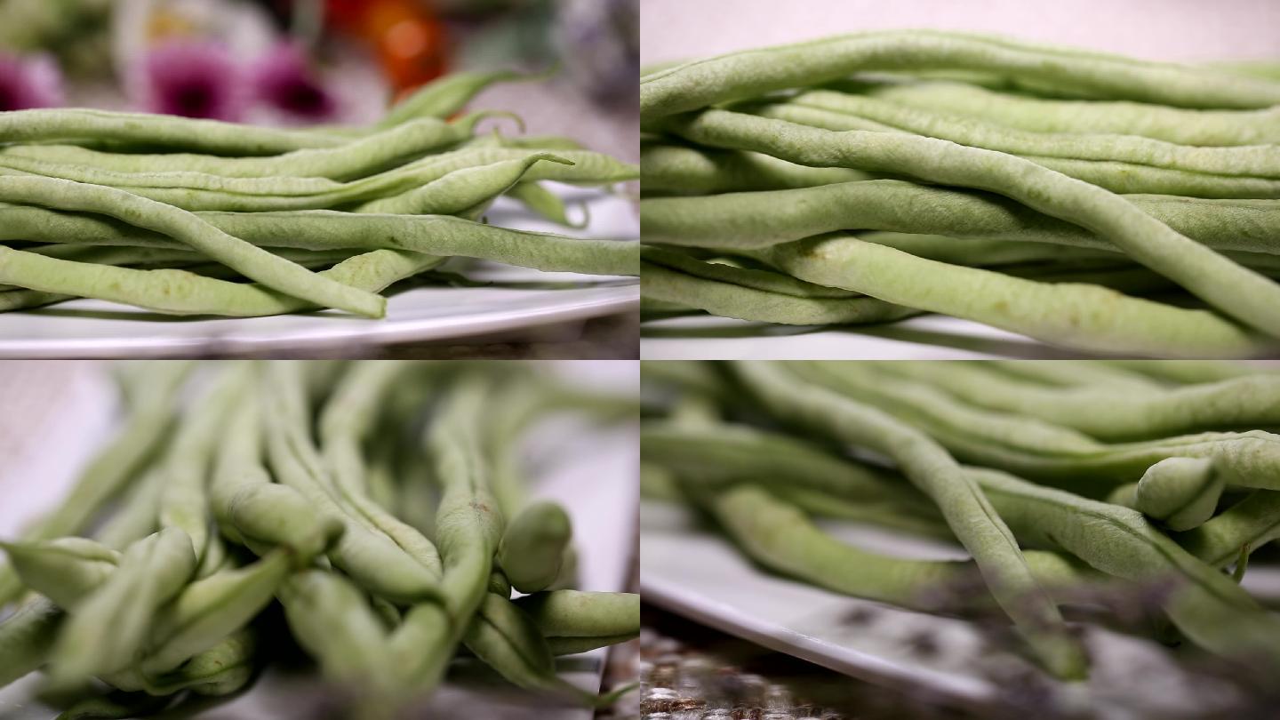 豆角豇豆蔬菜绿色美食新鲜食
