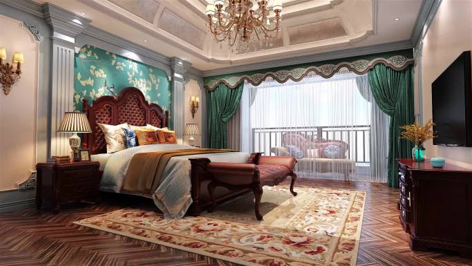 超大美式卧室