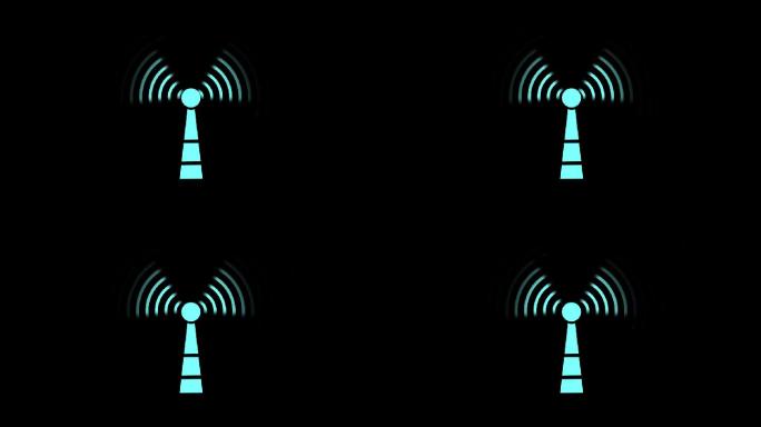 电塔无线接收信号通信wifi信号ae模板