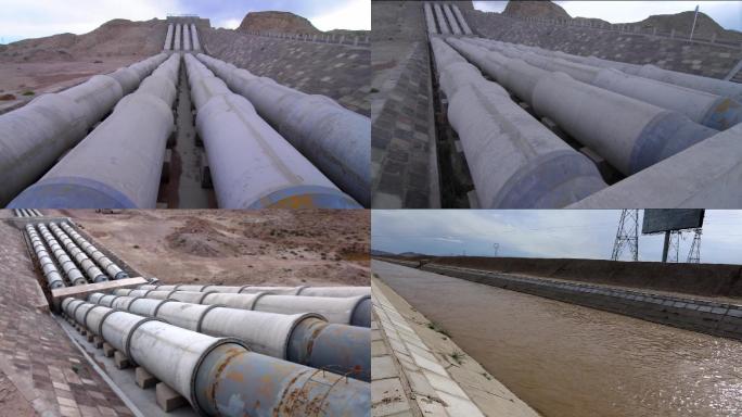 水利工程黄河灌溉管道渠道总干渠
