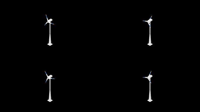 清洁能源环保风力发电可持续发展高清视频