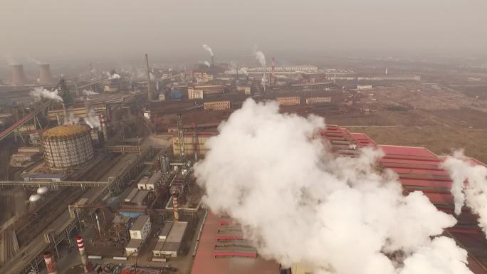 2016年济南钢铁厂航拍