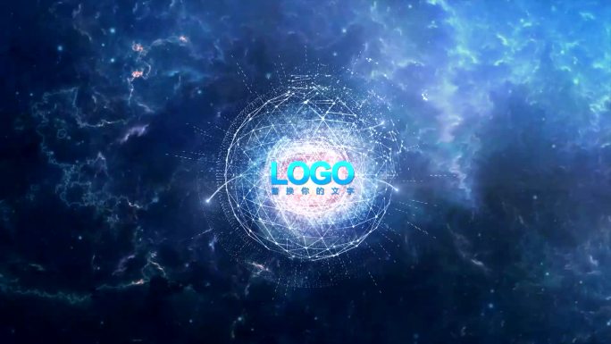科技LOGO展示AE模板