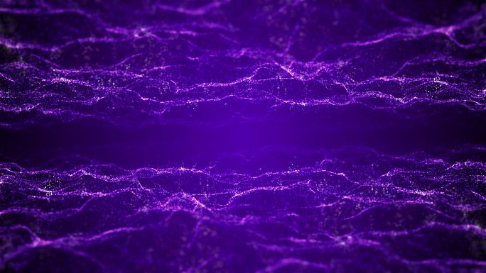 蓝紫色星空海洋粒子群浪潮大气背景