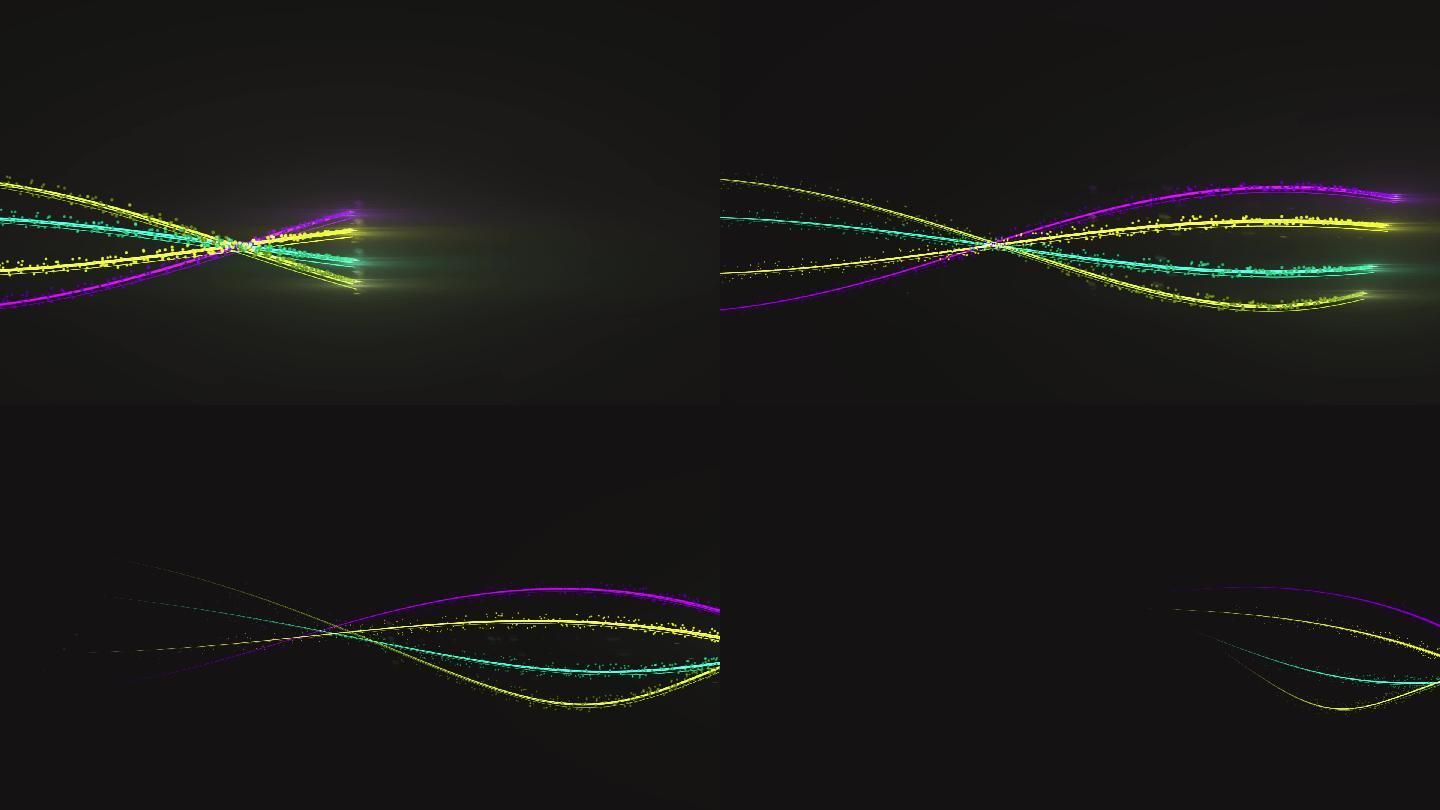 粒子光线光束运动视频素材